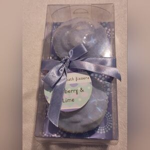 NEW! Blueberry & Lime Bath Fizzers-2ct